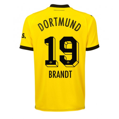 Pánský Fotbalový dres Borussia Dortmund Julian Brandt #19 2023-24 Domácí Krátký Rukáv